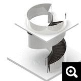 1 - Modele CAO de l ' escalier en colimacon 