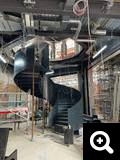 4 - Escalier en colimacon lors du montage